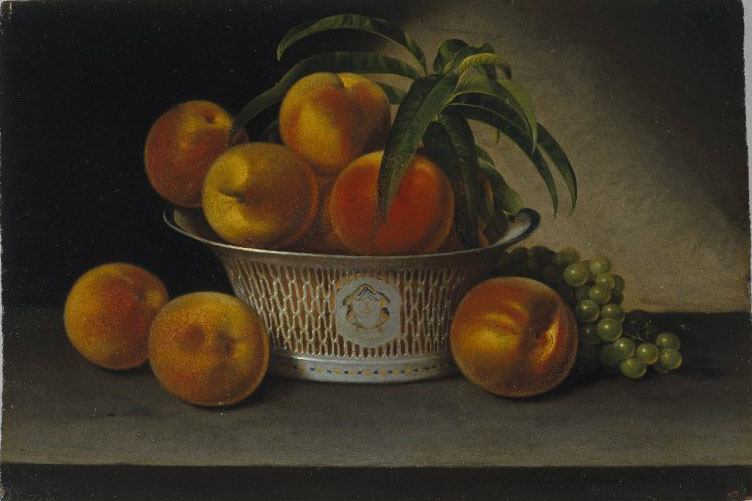 Raphaelle Peale Still Life with Peaches